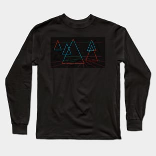 Hipster Triangle Long Sleeve T-Shirt